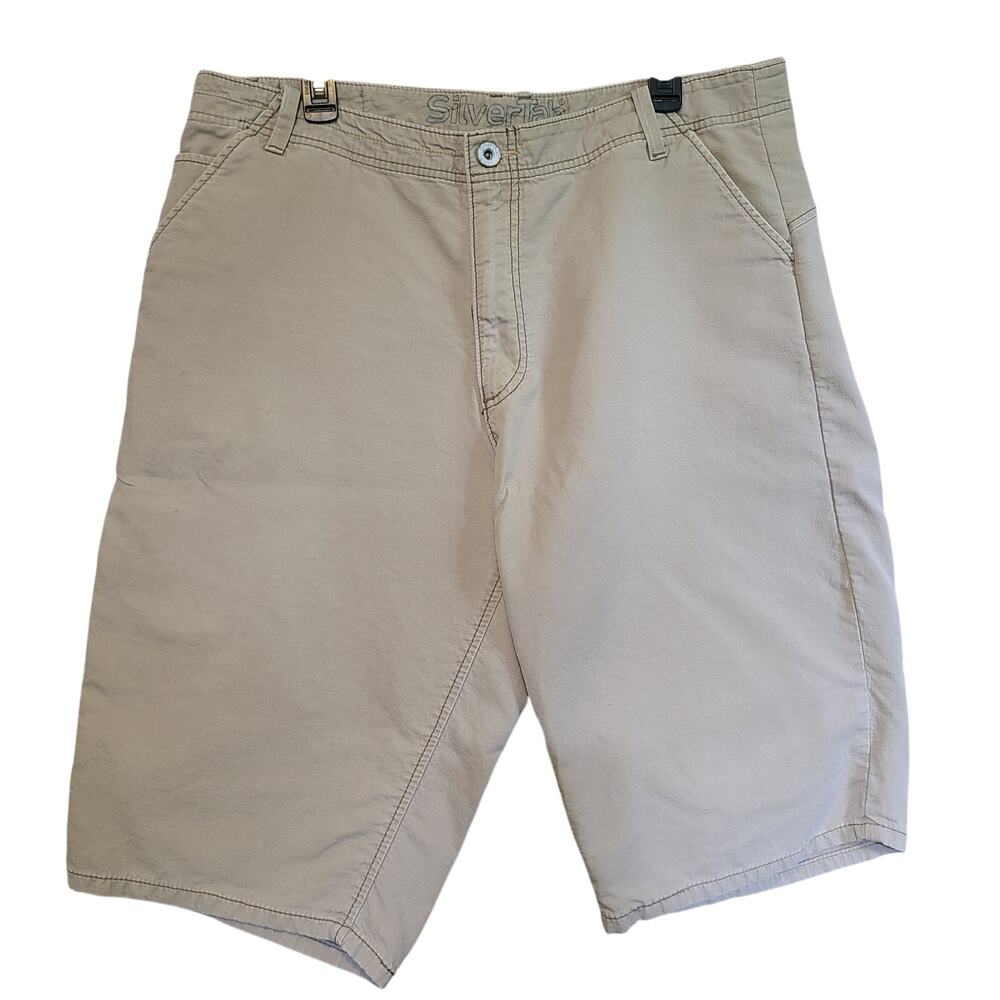 VTG Y2K 2006 Levis White Tab Khaki Shorts Mens 40 Chino 100% Cotton 14" inseam